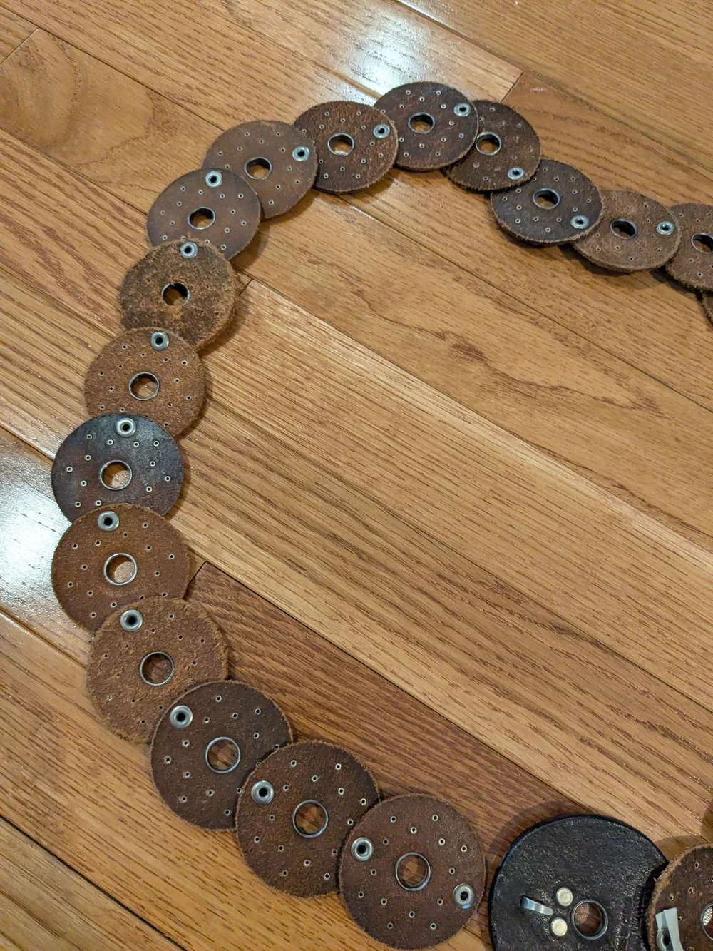 Leather Boho Concho Belt